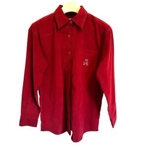 Castles Sport | Size M Arkansas Razorback College Long Sleeve Button Up Shirt